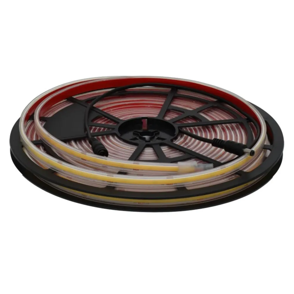 Banda LED COB 24V 11mm 320 LED/m Alb Neutru IP68 10m