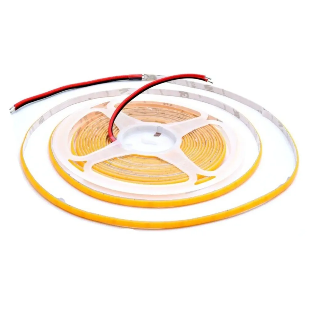 Banda LED COB 24V 5mm 400 LED/m ALb Natural 5m