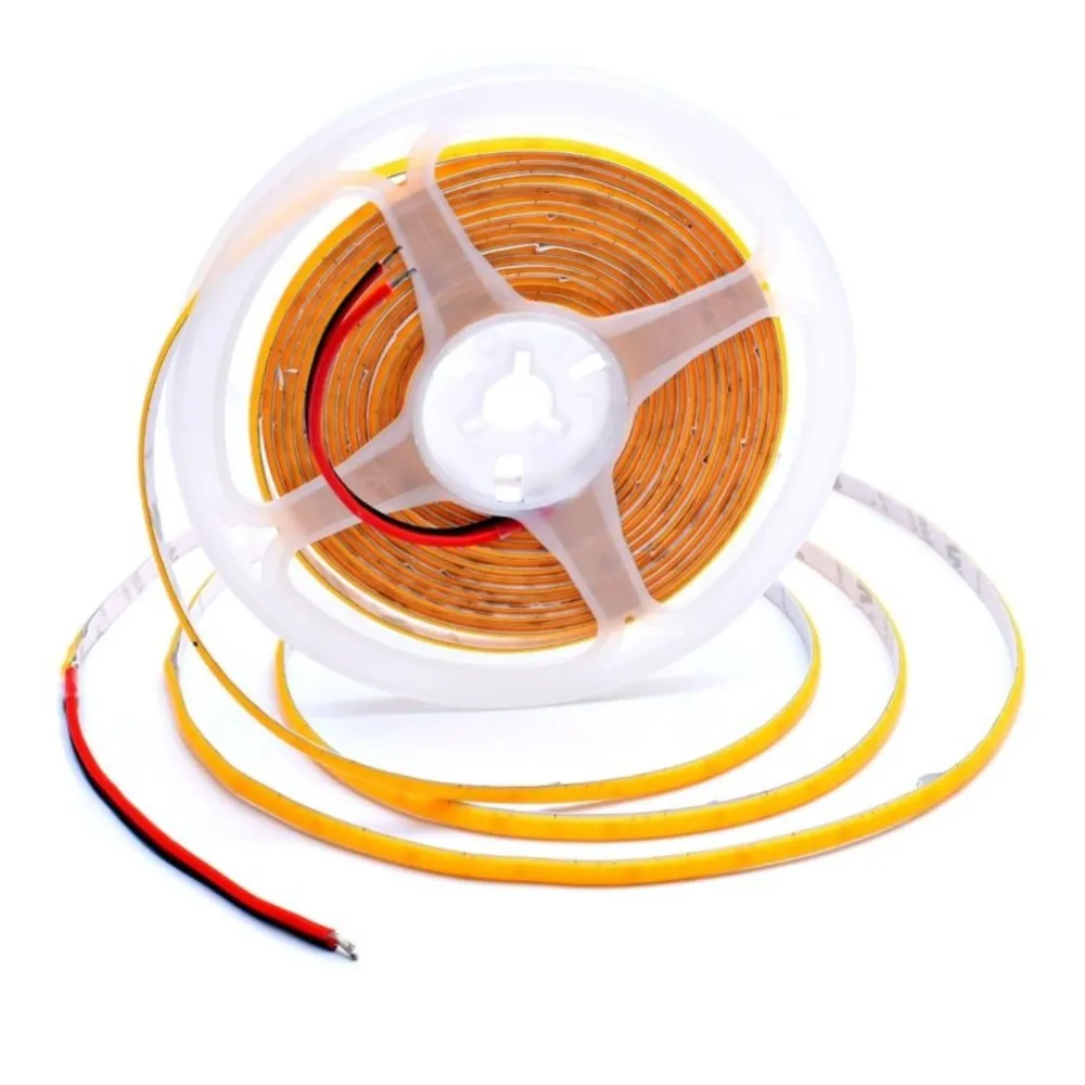 Banda LED COB 24V 5mm 400 LED/m ALb Natural 5m