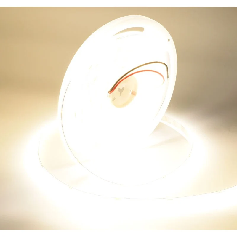 Banda LED COB 24V 8mm 320 LED/m Alb Natural 5m