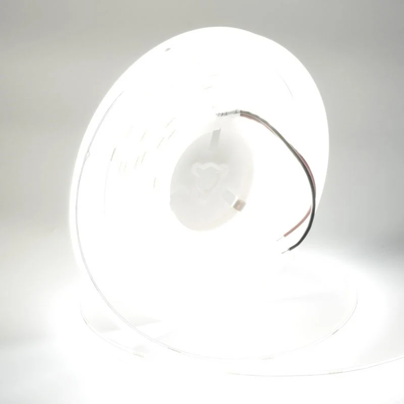 Banda LED COB 24V 8mm 320 LED/m Alb Rece 5m