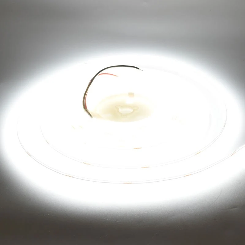 Banda LED COB 24V 8mm 320 LED/m Alb Rece 5m