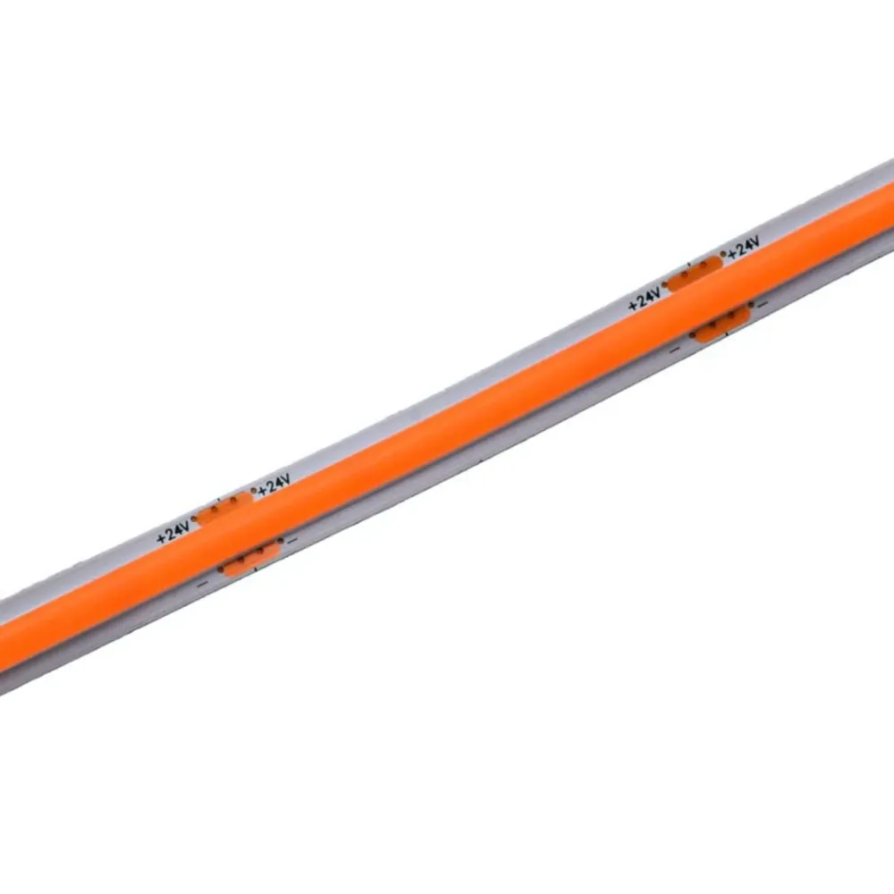 Banda LED COB 24V 8mm 320 LED/m Roz 5m