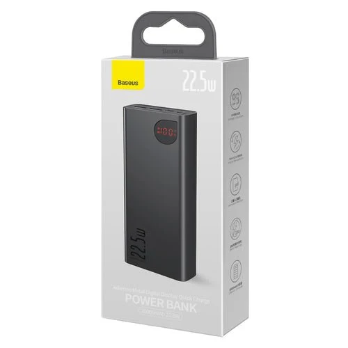 Baseus Adaman baterie externă 20000mAh 22,5W + cablu USB-/USB-C