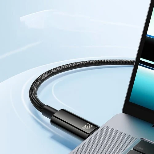 Baseus CAWJ040101 Cablu USB-C 240W 480Mb/s 2m negru și gri