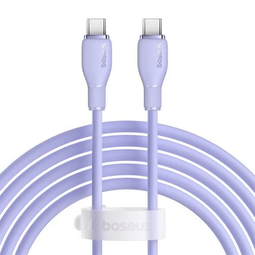 Baseus Pudding 100W USB-C - Cablu USB-C 2m - Violet