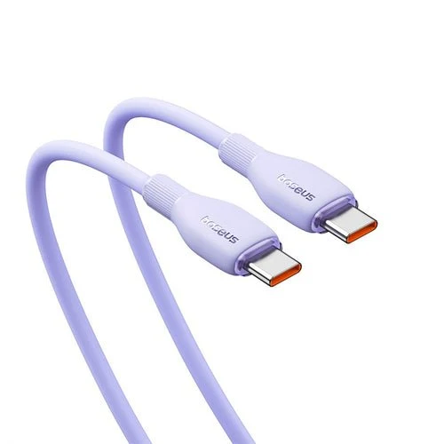 Baseus Pudding 100W USB-C - Cablu USB-C 2m - Violet