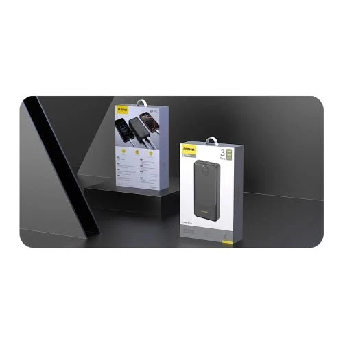Baterie Dudao K10Pro 2,4 20 000 mAh 2 USB- - neagră.
