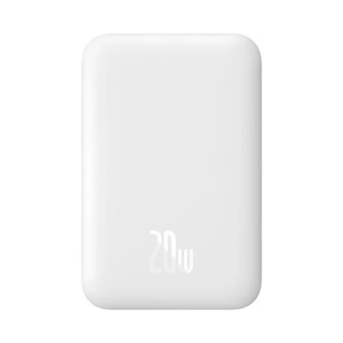 Baterie externă Baseus Magnetic Mini Air PPCXM06A 6000 mAh 20 W USB-C - Albă