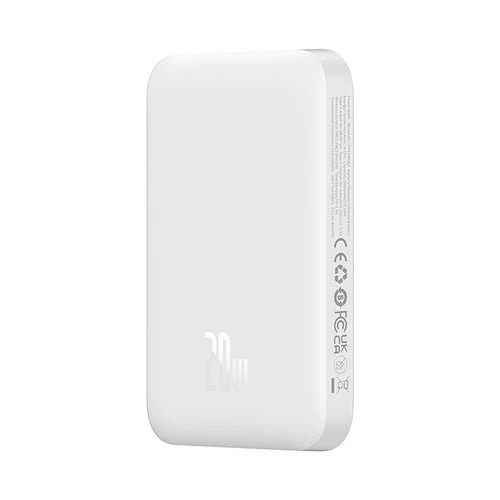 Baterie externă Baseus Magnetic Mini Air PPCXM06A 6000 mAh 20 W USB-C - Albă