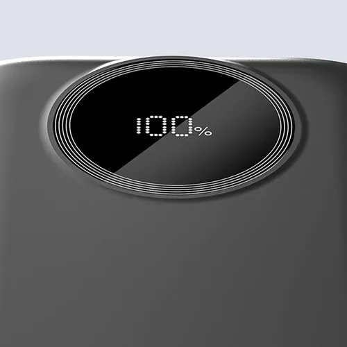 Baterie externă Dudao K13 10000 mAh cu cablu integrat - Neagră