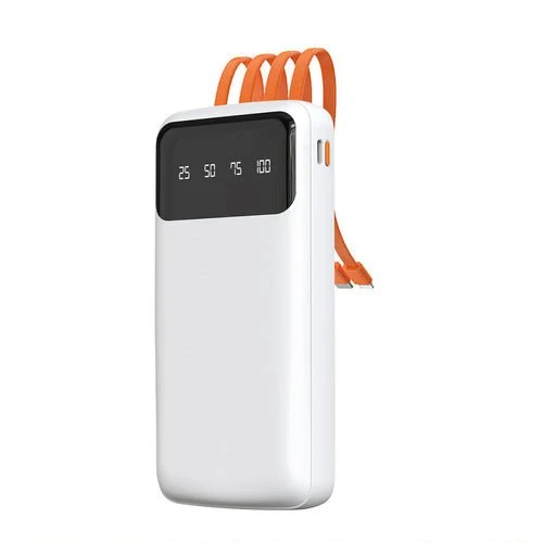 Baterie externă Dudao K6Pro 10000mAh 3-în-1, albă (K6Pro-blanche)
