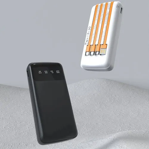 Baterie externă Dudao K6Pro 10000mAh 3-în-1, albă (K6Pro-blanche)