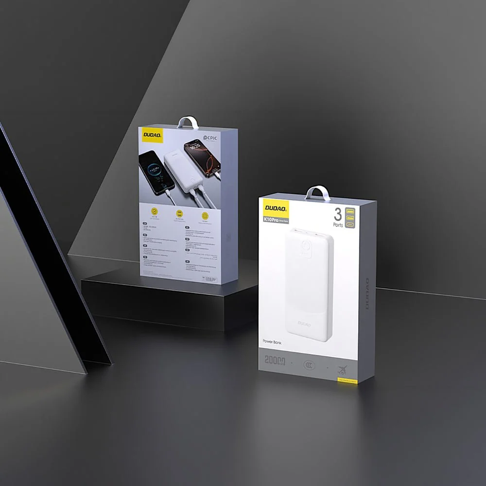 Baterie externă K10Pro 2.4A 20000mAh DUDAO