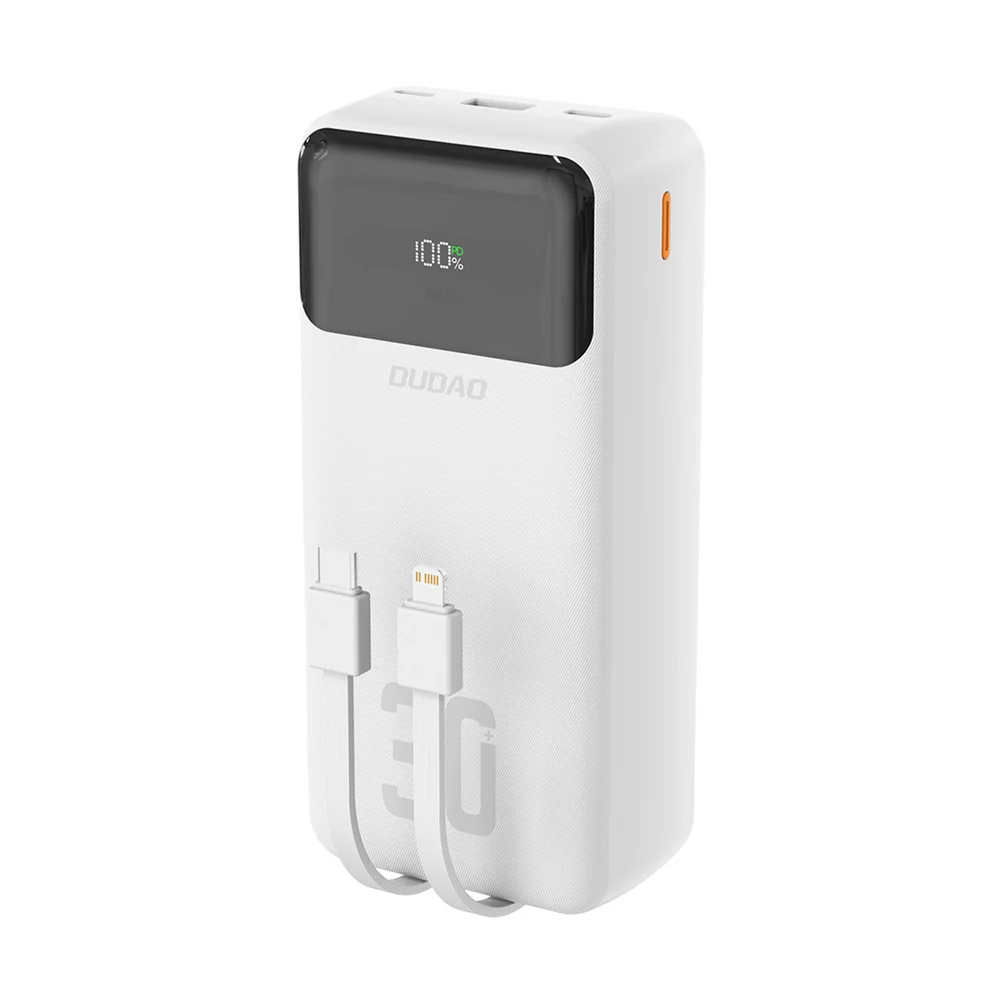 Baterie externă K15Max 30000mAh cu cabluri integrate DUDAO