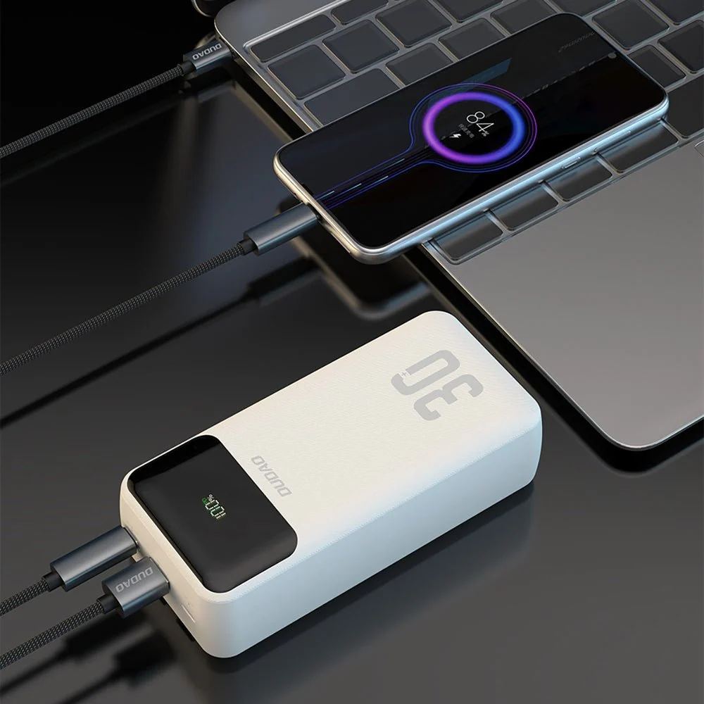 Baterie externă K15Max 30000mAh cu cabluri integrate DUDAO
