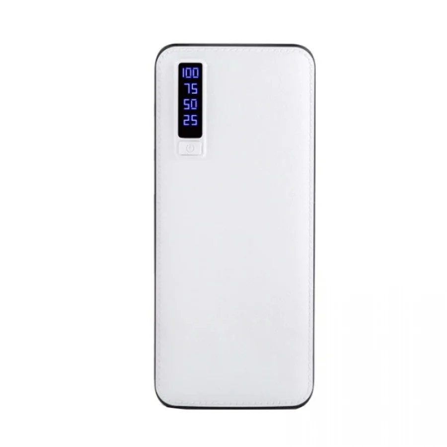 Baterie Externa Smart Power Bank 20000 mAh, 3 x USB Design Piele