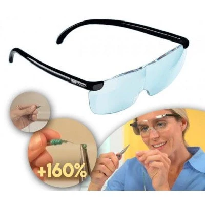 Big Vision- ochelari cu lupa integrata lentila, marire 20x, model unisex
