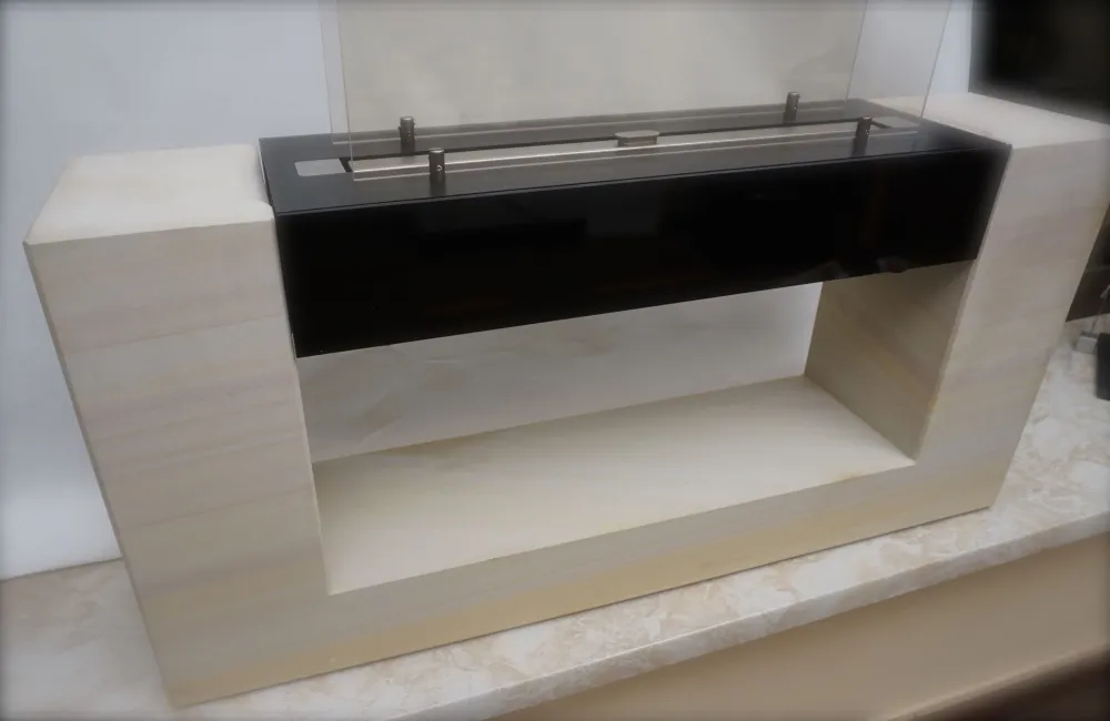 Bio-Kamin Ethanolkamin Architecture Sandstein Expozitie