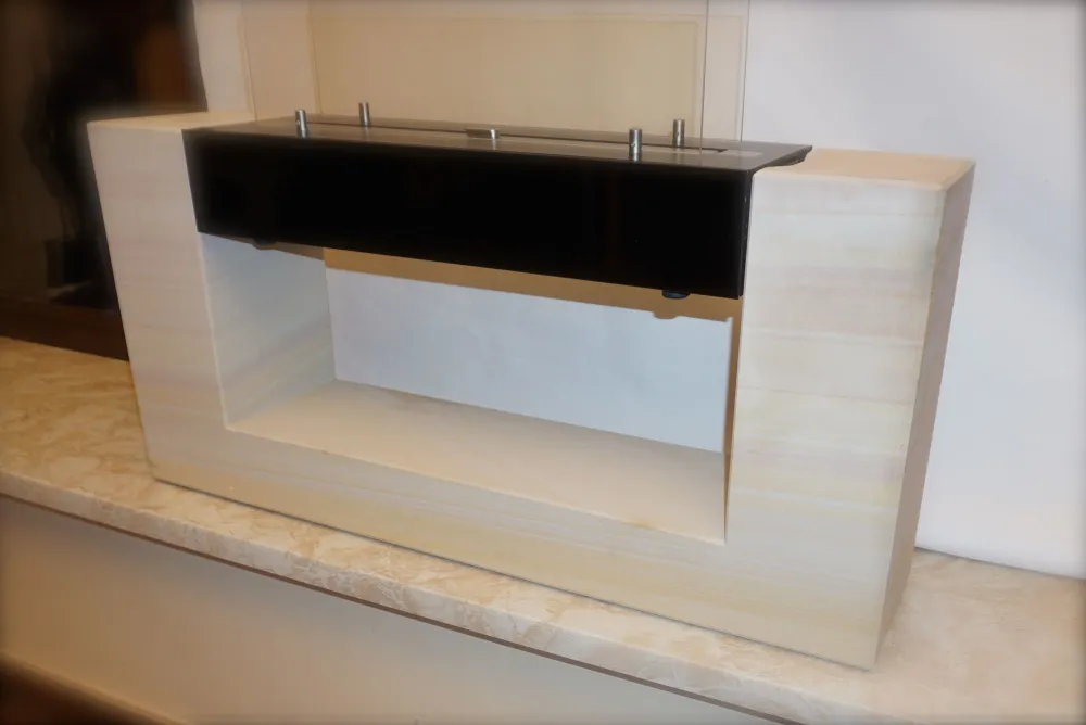 Bio-Kamin Ethanolkamin Architecture Sandstein Expozitie
