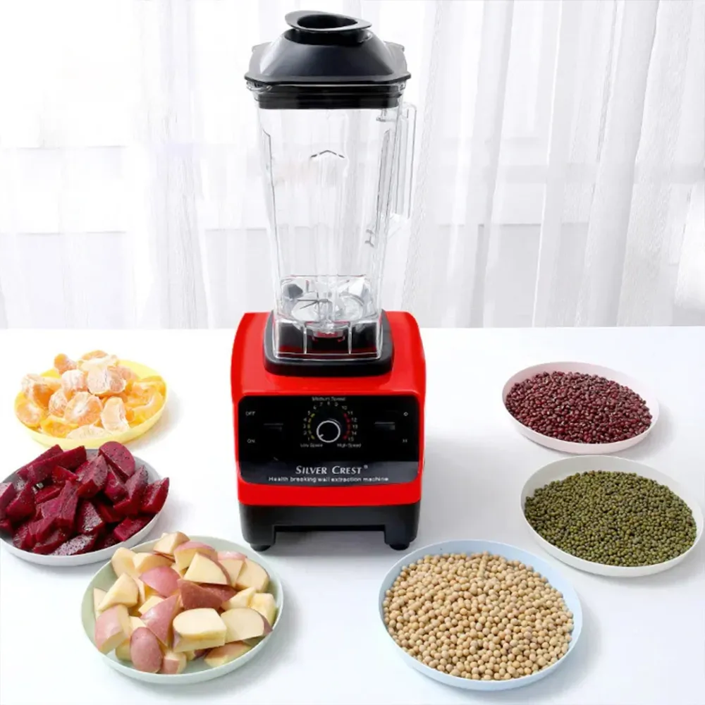 Blender Profesional de bucatarie, 2.5L, motor din cupru, 15 viteze, 4500W