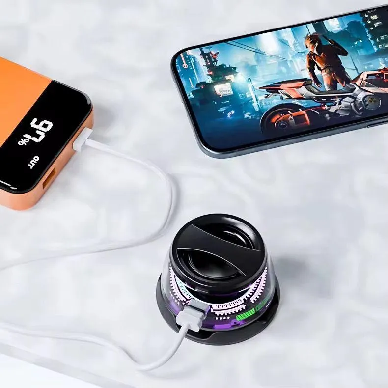 Boxă Bluetooth portabilă – IPX7 impermeabilă, magnetică, sunet 3D, RGB, TWS, neagră