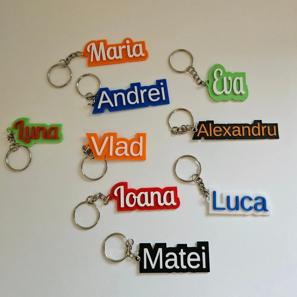 Breloc Elegant Personalizat cu Nume