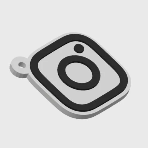 Breloc NFC instagram personalizat pentru afacerea ta