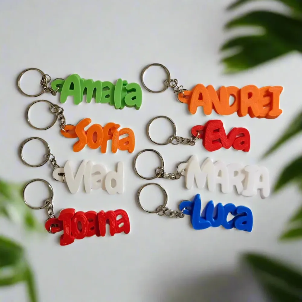 Breloc personalizat NameTag 3D