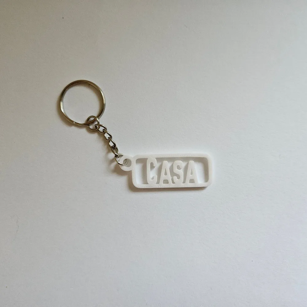 Breloc Personalizat cu Nume Încadrat 3D