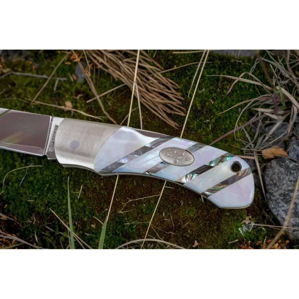 Briceag cu maner de sidef, lama otel 3G, FALLKNIVEN FH9MOPP