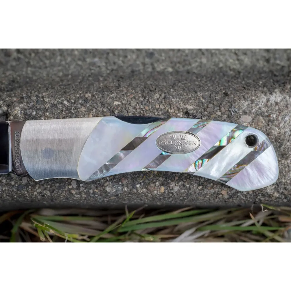 Briceag cu maner de sidef, lama otel 3G, FALLKNIVEN FH9MOPP