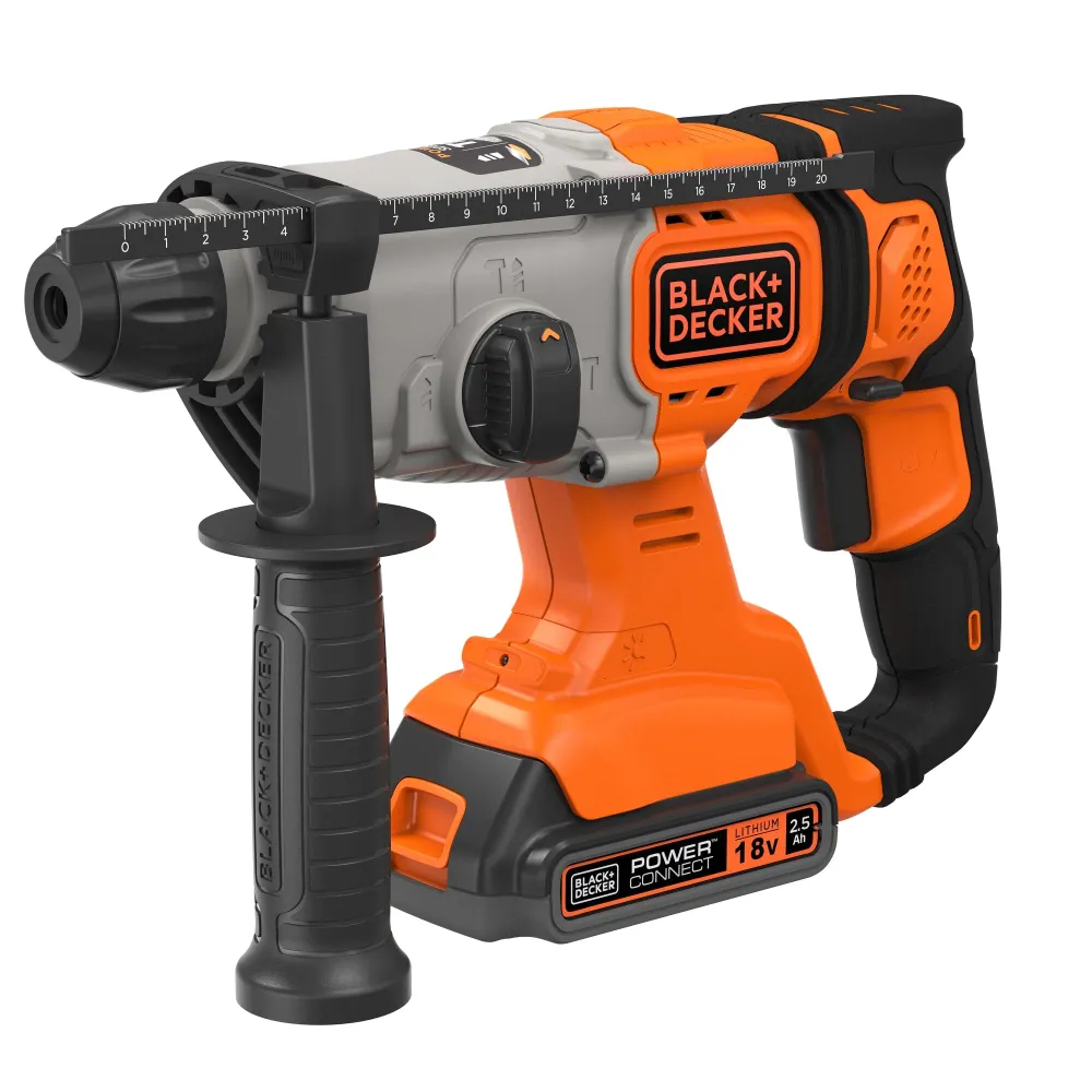 Burghiu cu ciocan Black+Decker BCD900E2K-QW 18V 2.5Ah