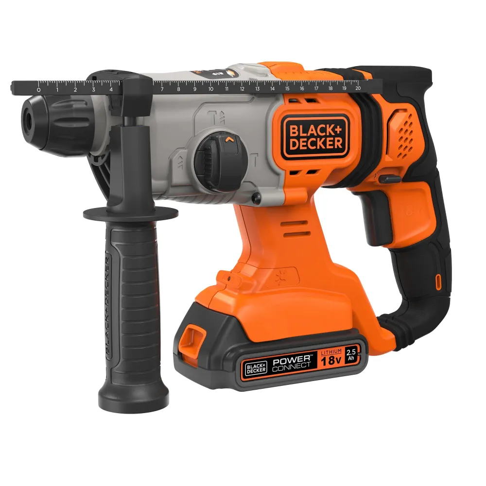 Burghiu cu ciocan Black+Decker BCD900E2K-QW 18V 2.5Ah