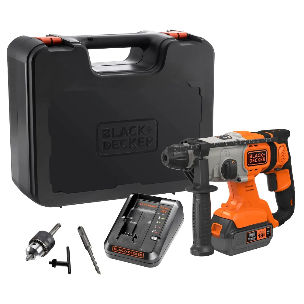 Burghiu cu ciocan Black+Decker BCD900M1K-QW 18V 4Ah