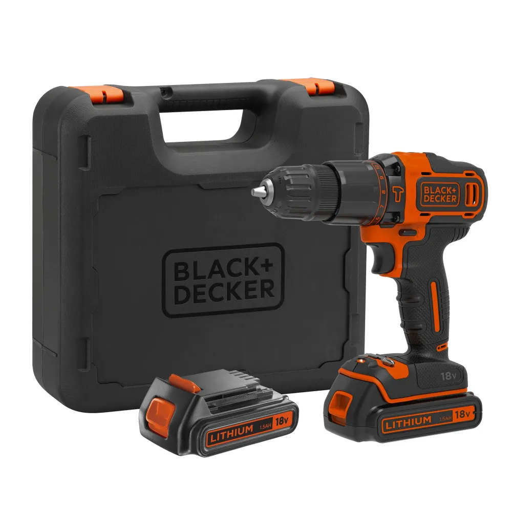 Burghiu cu ciocan Black+Decker BDCHD18KB-QW 18V 1.5Ah