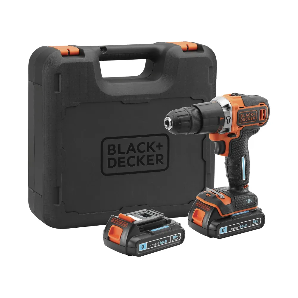 Burghiu cu ciocan Black+Decker BDCHD18K-QW 18V 1.5Ah