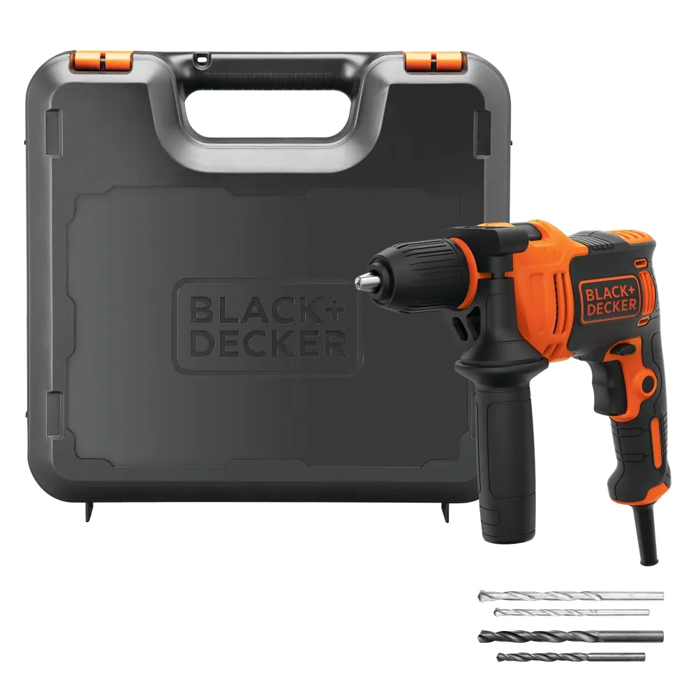 Burghiu cu ciocan Black+Decker BEH710K-QS 710W