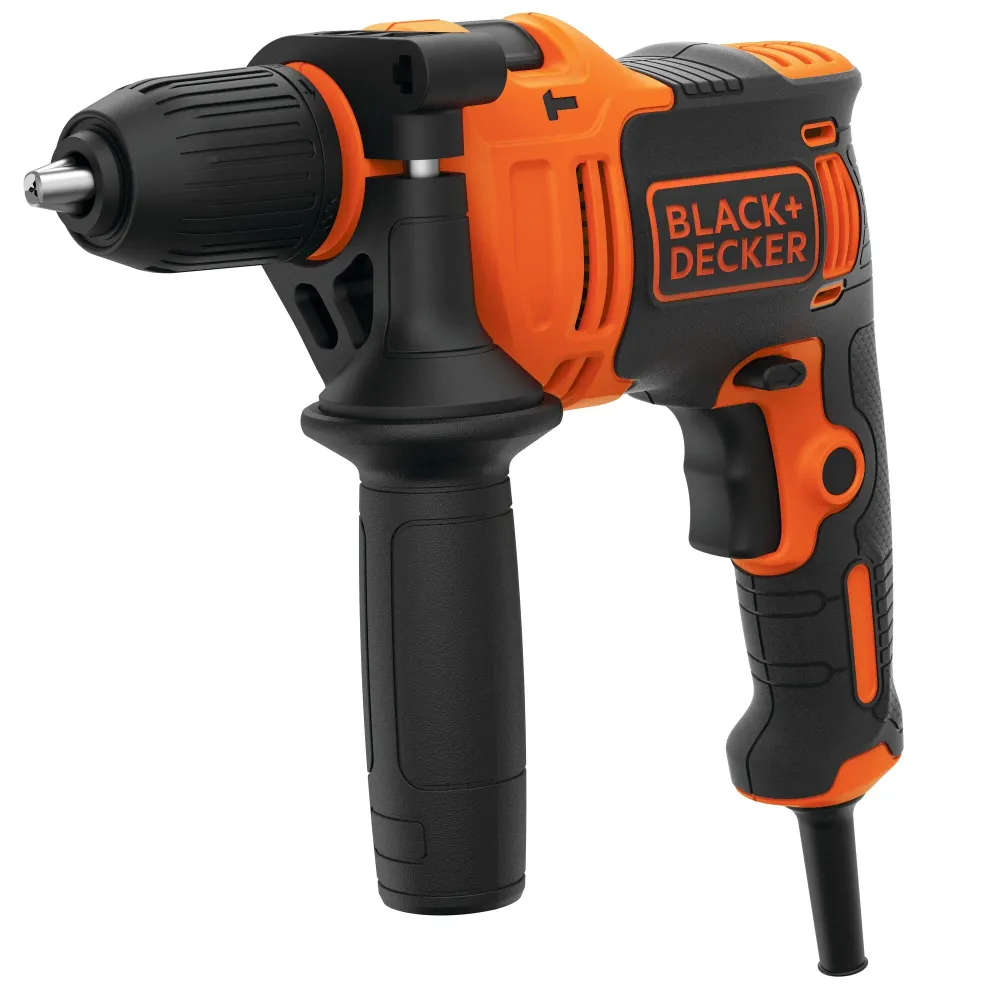 Burghiu cu ciocan Black+Decker BEH710K-QS 710W