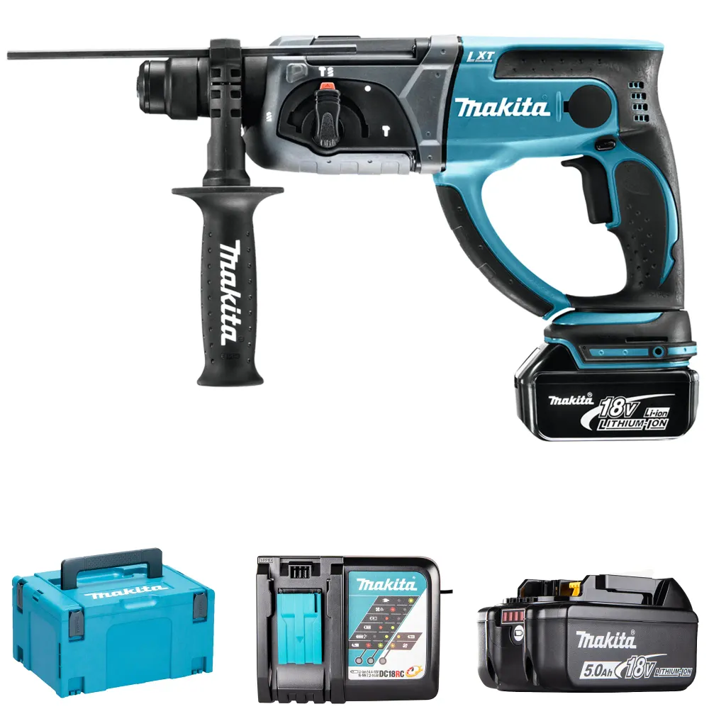 Burghiu cu ciocan Makita DHR202RTJ 18V 5Ah