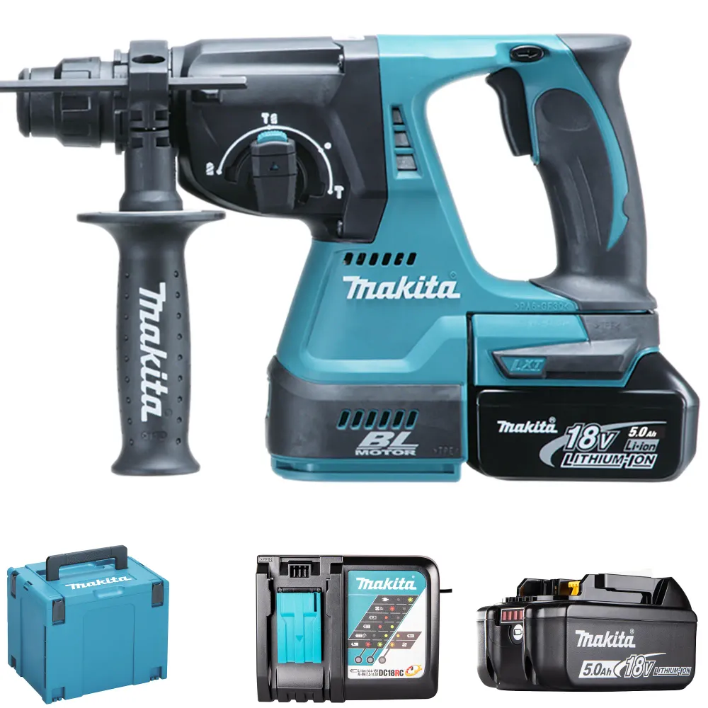Burghiu cu ciocan Makita DHR242RTJ 18V 5Ah