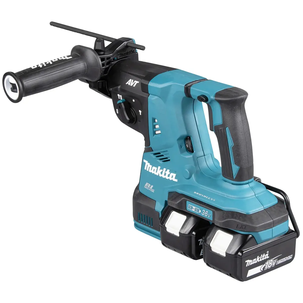 Burghiu cu ciocan Makita DHR281PT2J 18Vx2 5Ah