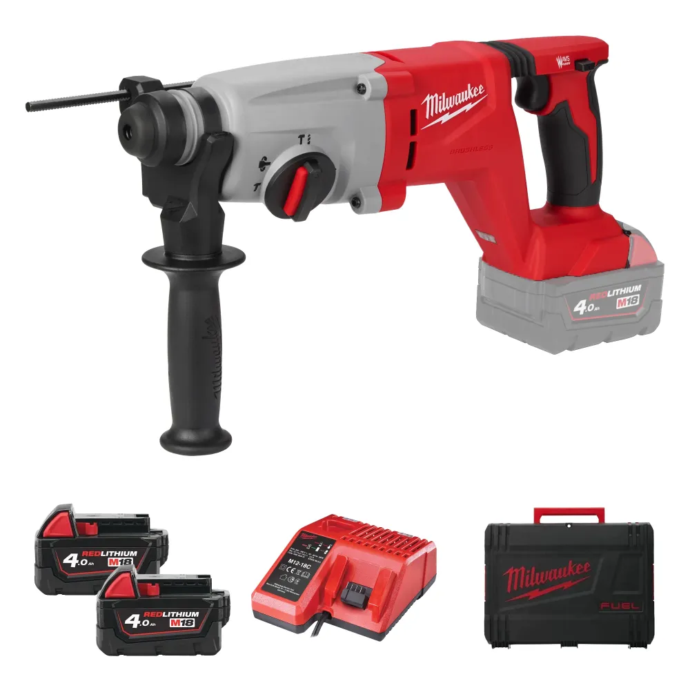 Burghiu cu ciocan Milwaukee M18 BLHACD26-402X 18V 4Ah
