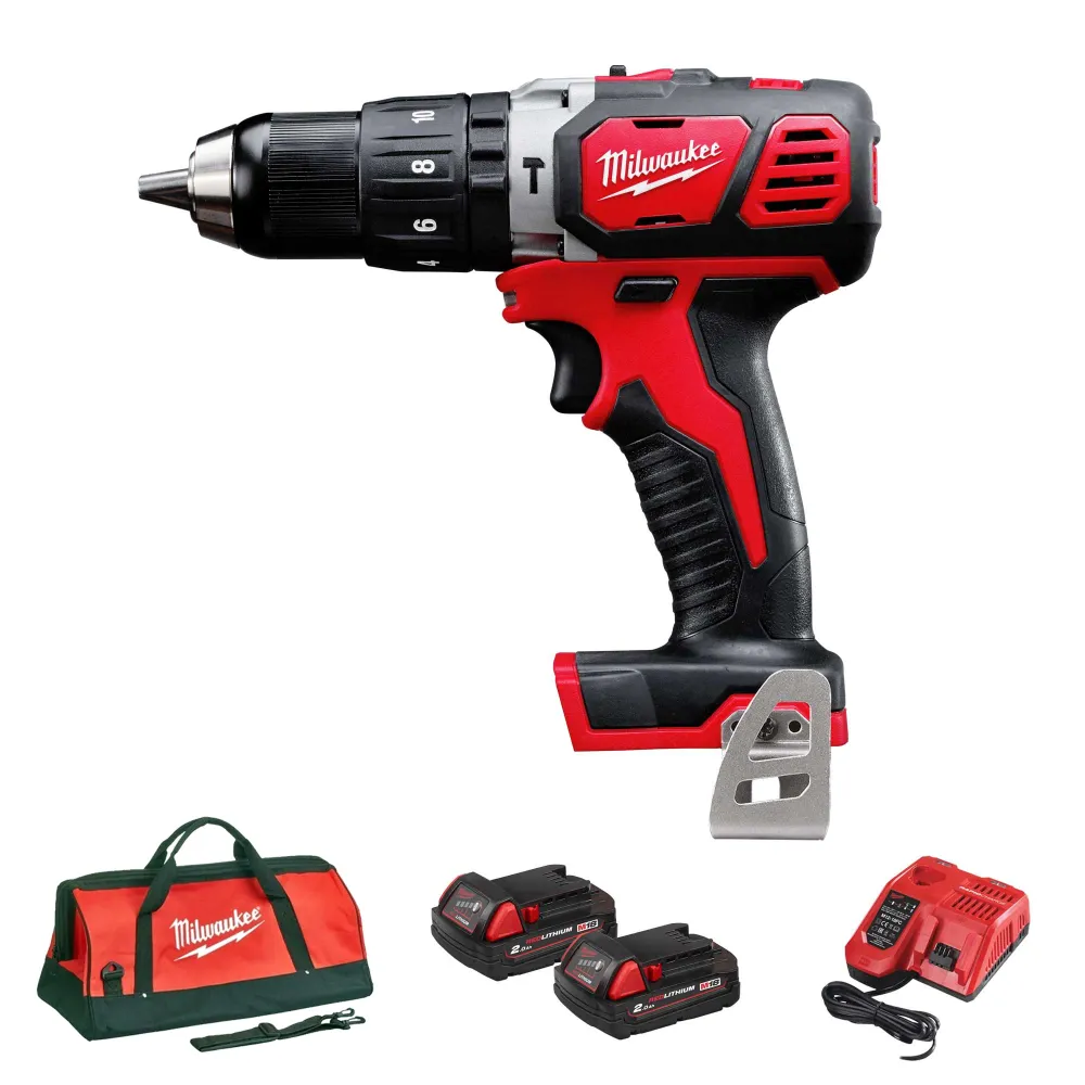 Burghiu cu ciocan Milwaukee M18 BPD-202C 18V 2Ah