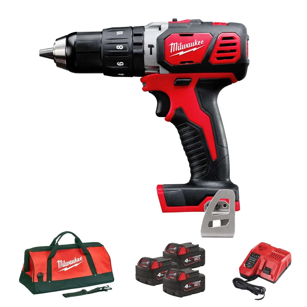Burghiu cu ciocan Milwaukee M18 BPD-403C 18V 4Ah
