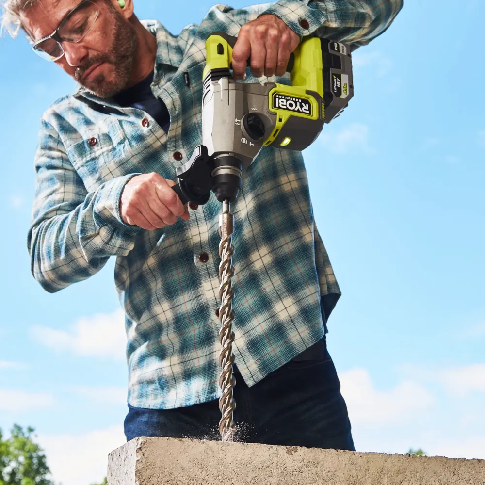 Burghiu cu ciocan Ryobi RSDS18BL-0 18V