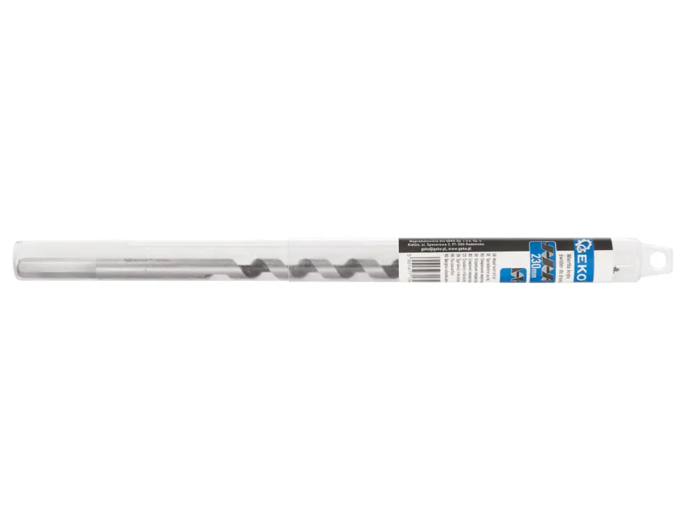 Burghiu elicoidal pentru lemn, 10 x 230 mm, Geko G37356