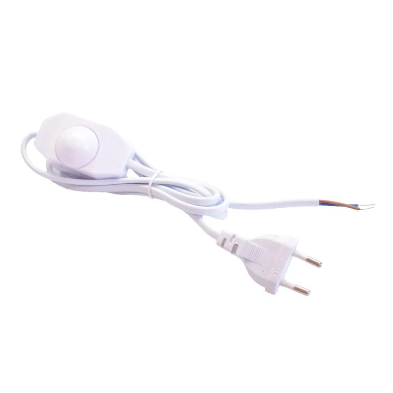 Cablu alimentare cu variator 1.5m alb