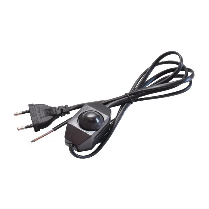 Cablu alimentare cu variator 1.5m negru