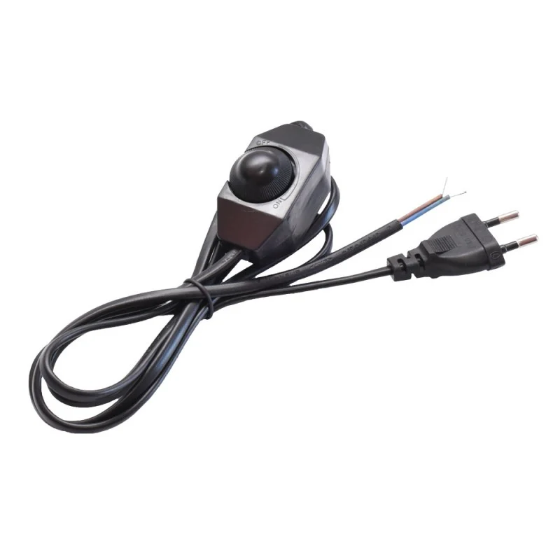 Cablu alimentare cu variator 1.5m negru